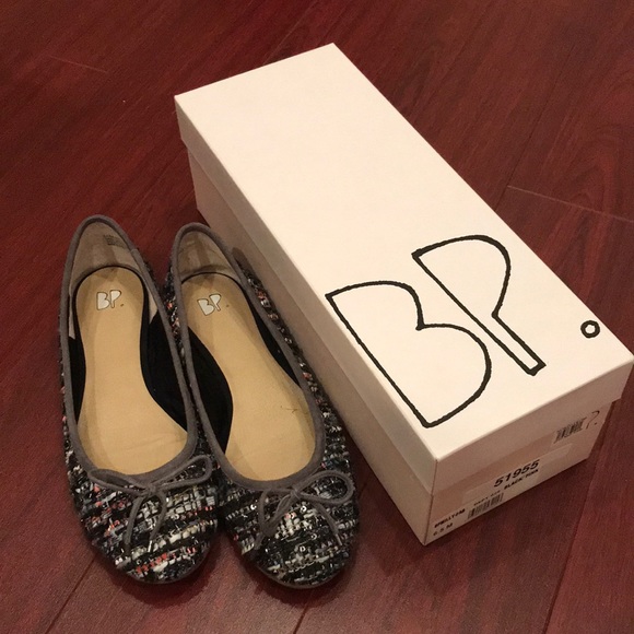 BP Tweed Slip On Flats 6.5M - Picture 8 of 8